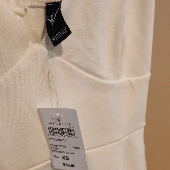 NWT Windsor all white spaghetti straps sun dress womans size XS - Picture 5 of 7